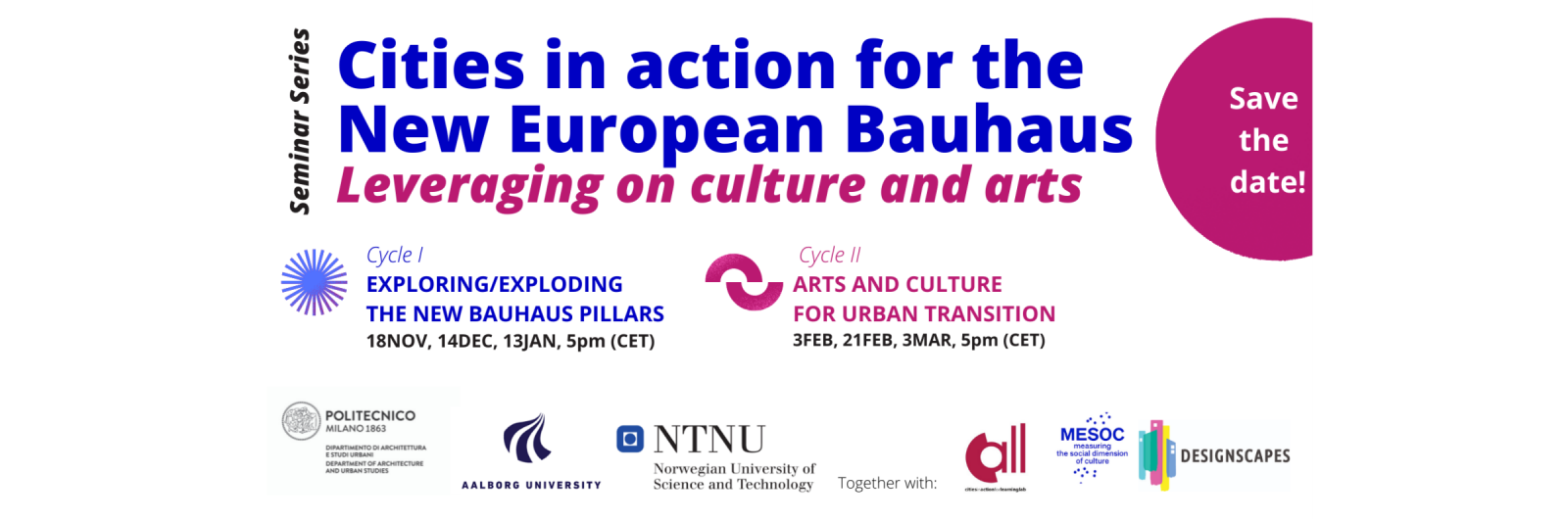 Cities in Action for the New European Bauhaus: Leveraging on culture ...